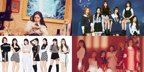 GFriend (Girlfriend), (G)I-DLE, Kim Chung Ha, Momoland