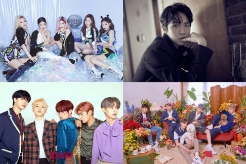 AB6IX, BVNDIT, ITZY, Nature, TXT, VERIVERY, Kim Jae Hwan