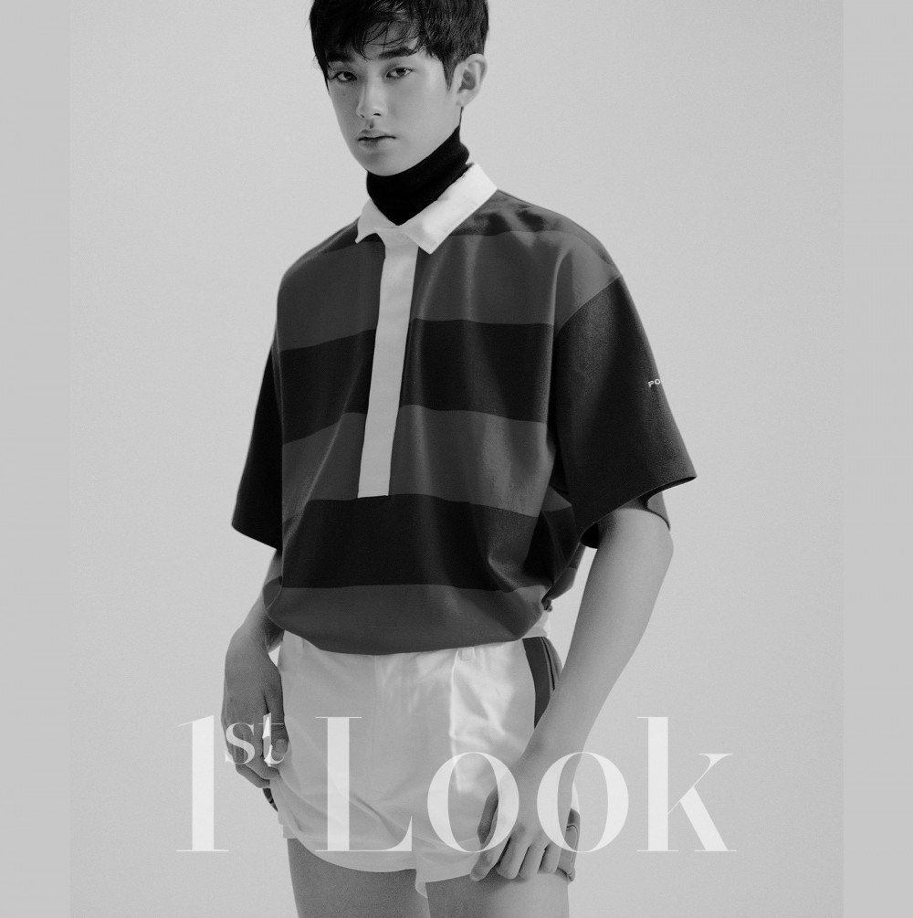 Бывший участник "Produce_X101" Ким Мингю в сольной фотосессии для журнала 1st Look