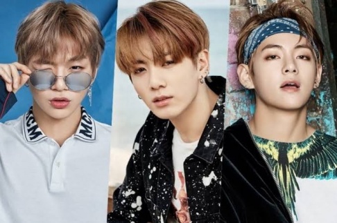 V, Jungkook, RM (Rap Monster), Kang Daniel