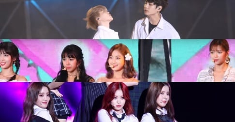 Rose, Jungkook, Jimin, Soojin, Yuna, Haechan, Seulgi, Hoshi, Taeyong, Sana, Jihyo, Kang Daniel