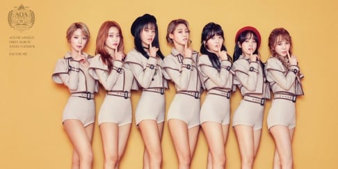 AOA, Seolhyun, Hyejeong, ChoA, Dohwa (Chanmi), Jimin, Youkyung, Mina, Yuna