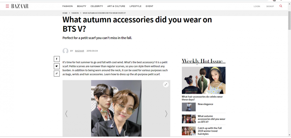 BTS V made ARMY Wish He is a Model for Elite Fashion Brands