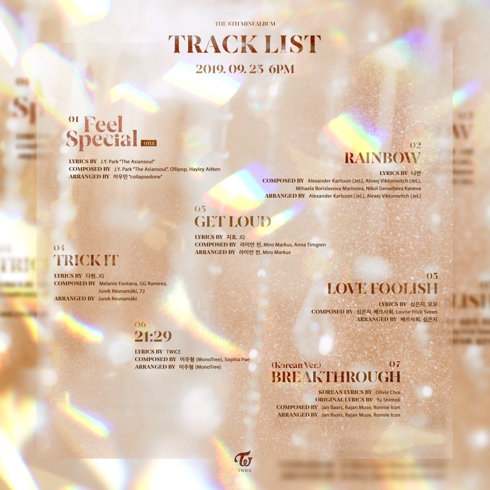 Twice Album List