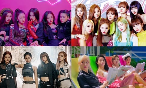 BLACKPINK, ITZY, MAMAMOO, TWICE