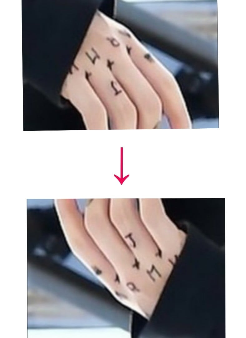 Jungkook spotted with a new tattoo on his hand that spells out 'ARMY