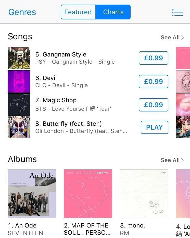 Itunes Kpop Chart Uk