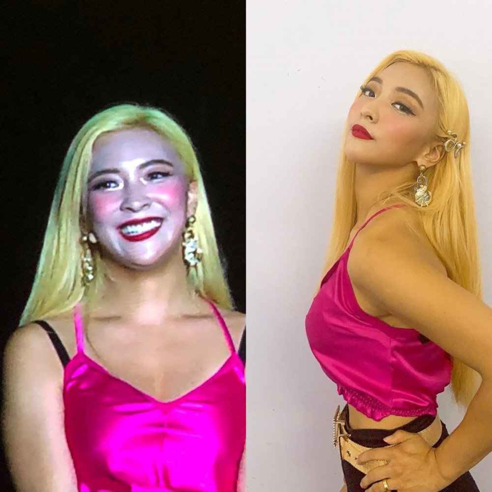 Luna's self makeup look gains attention for drastic difference on Instagram  and on stage | allkpop