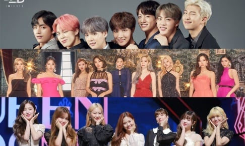 BTS, Oh My Girl, TWICE