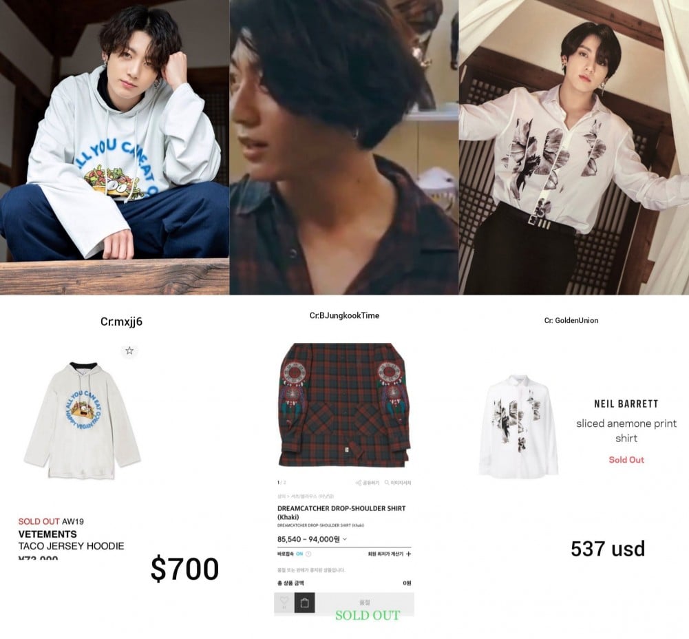 BTS' Jungkook expensive shirts  5 of the most expensive shirts sported by  BTS member Jungkook