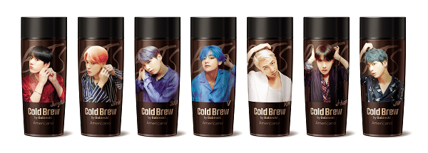 BTS продлевают свой контракт с "KOREA YAKULT" и готовят к выпуску новую серию "Cold Brew by Babinski BTS Package"