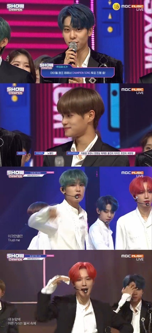 AB6IX claim their 2nd win with 'Blind For Your Love' on this week's ...