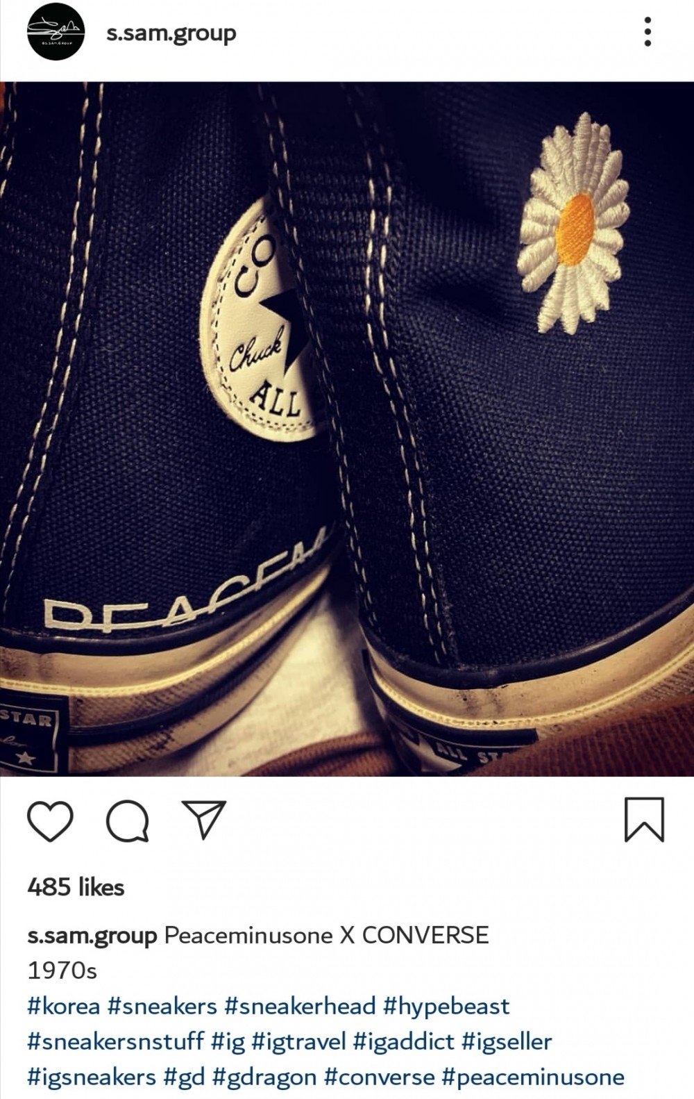 converse 1970 instagram