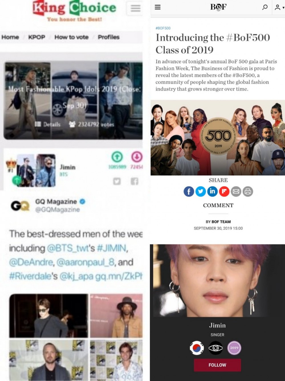 Компания SJ Group рассказала о влиянии Чимина (BTS) на индустрию моды