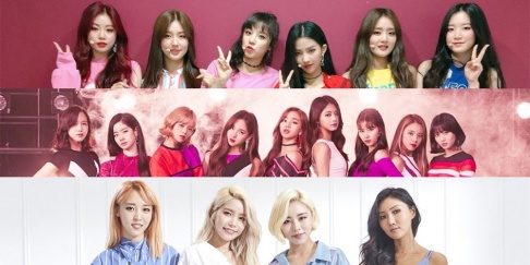 (G)I-DLE, MAMAMOO, TWICE