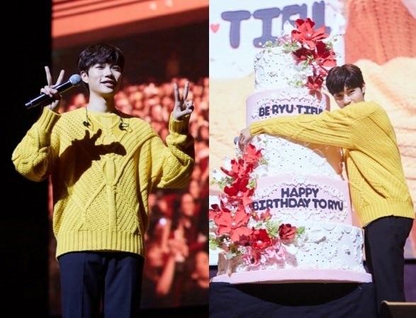 ТОП 15 корейских знаменитостей, которые засветились в желтом свитере от одного бренда