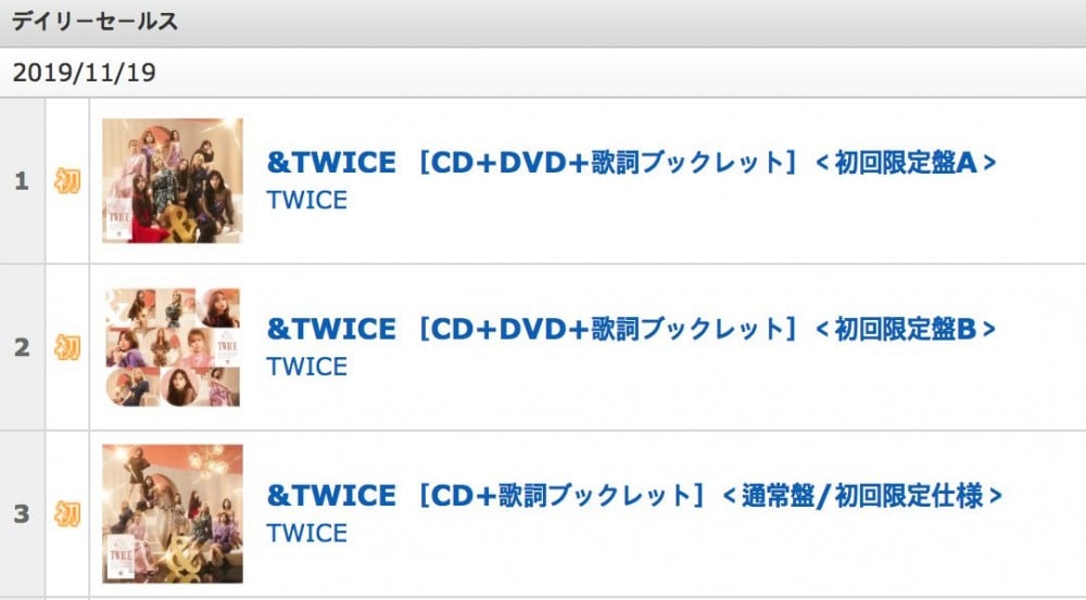 Oricon Daily Chart