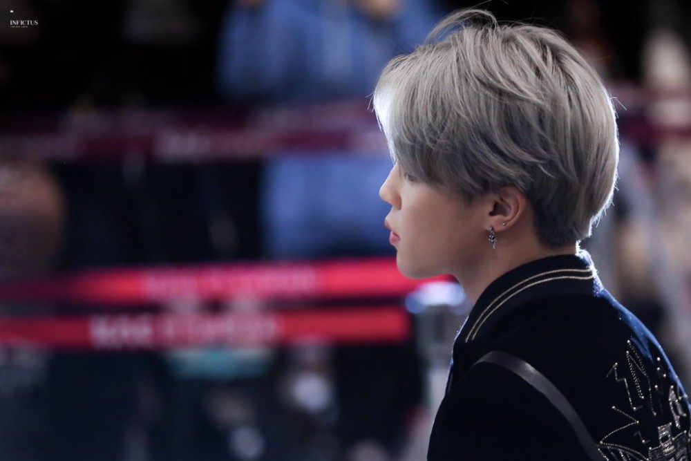 BTS Jimin astonished everyone with his ethereal visual at Gimpo Airport  during BTS departure to Japan.