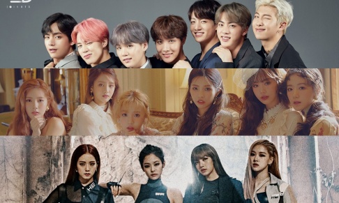 BLACKPINK, BTS, I-DLE