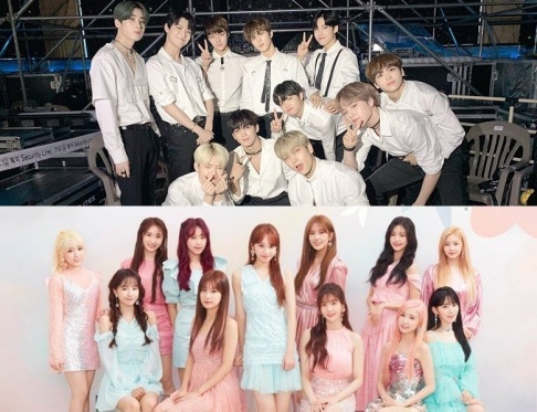 IZ*ONE, Wanna One, X1