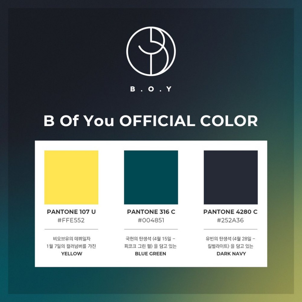 B.O.Y анонсировали свои официальные цвета