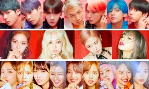 AB6IX, Baby V.O.X, Big Mama, BLACKPINK, Jennie, Ga In, BTS, Cherry Bullet, CIX, Cosmic Girls, Dreamcatcher, EVERGLOW, EXO, Baekhyun, Chen, EXO-SC, Fin.K.L, fromis_9, f(x), GFriend (Girlfriend), Girls