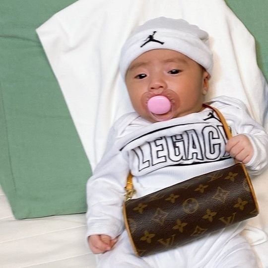 Former After School member Jung Ah reveals a picture of her newborn son  sporting Louis Vuitton