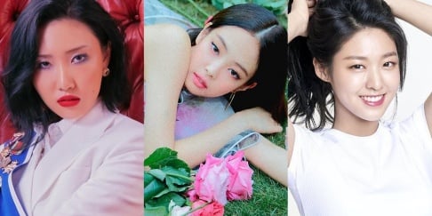 AOA, Seolhyun, BLACKPINK, Jennie, MAMAMOO, Hwa Sa