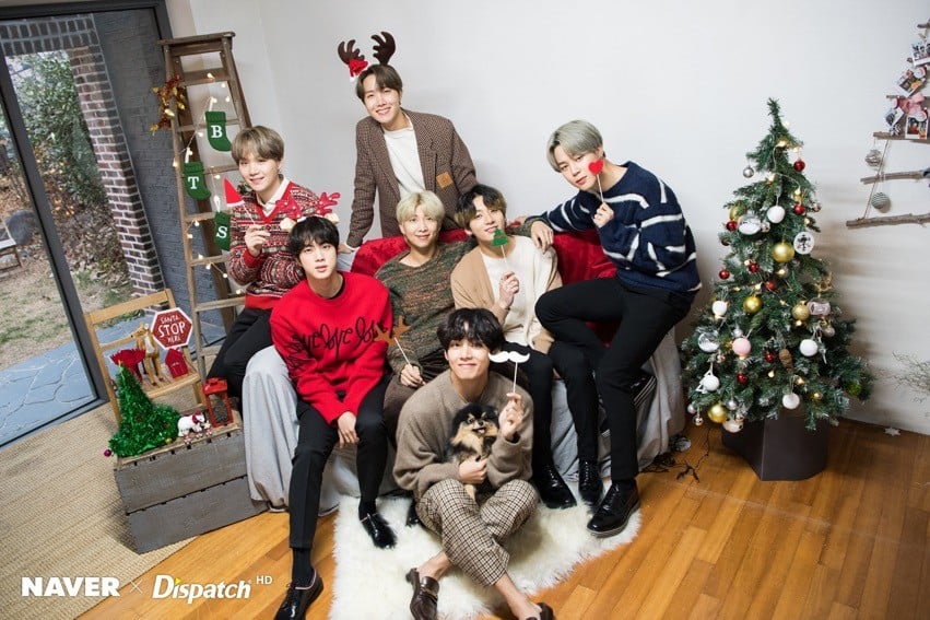 Yeontan Joins V For The Dispatch X Bts Christmas Photoshoot Of 2019 |  Allkpop