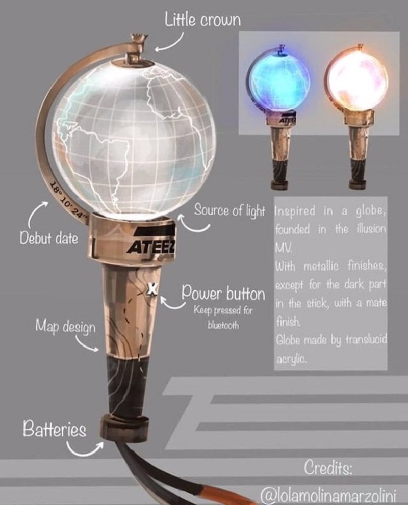 ATEEZ reveals new teaser image for their lightstick! allkpop