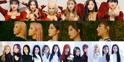 (G)I-DLE, LOONA, Red Velvet