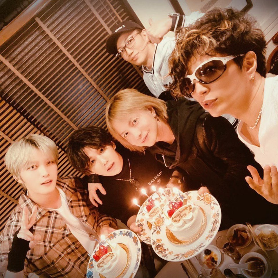 Jaejoong Hangs Out With J Rock Legends Hyde Gackt And More Allkpop