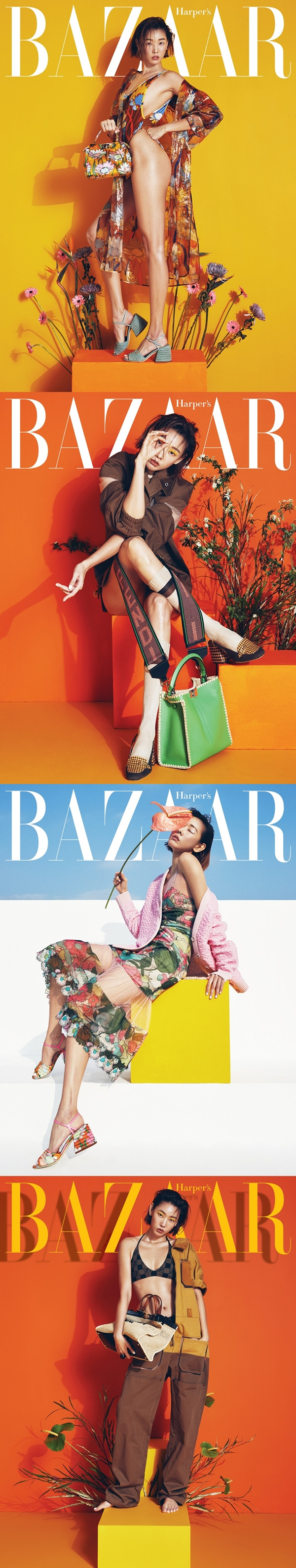 Хан Хё Джин на обложке журнала Harper’s Bazaar