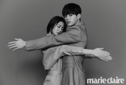 Kim Myung Soo (L), Shin Ye Eun