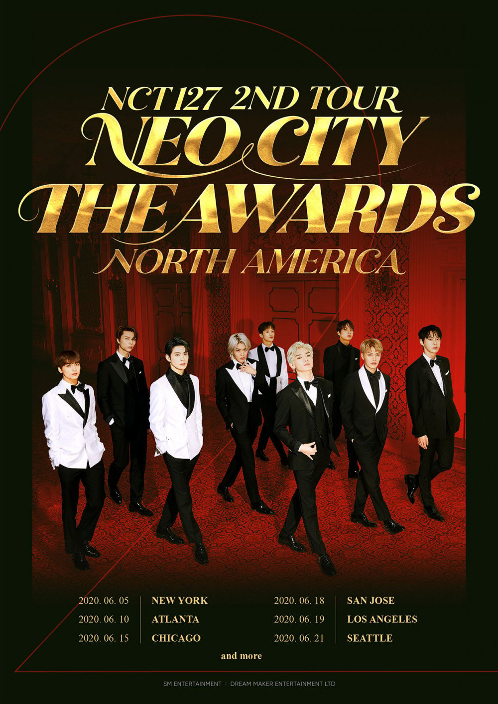 NCT 127 отправятся в новый тур по Северной Америке