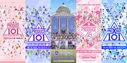 fromis_9, IOI, IZ*ONE, Wanna One, X1