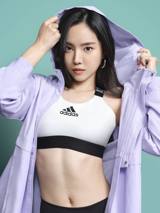 Наын (Apink) в новой рекламной кампании Adidas Korea