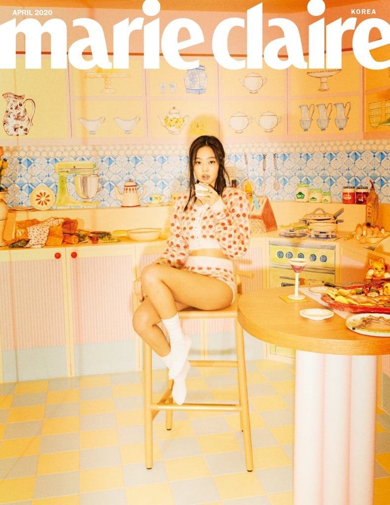 Дженни (BLACKPINK) в фотосессии для Marie Claire