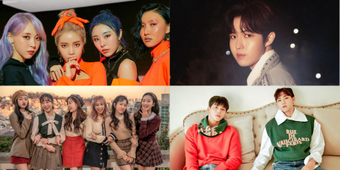 April, B.O.Y, MAMAMOO, Kim Jae Hwan