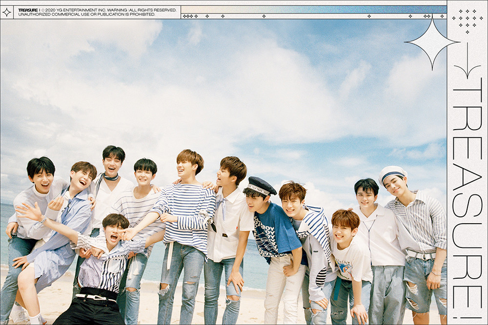 Get Away To The Beach Early With Treasure In Their Refreshing Editorial Vol 8 Group Photos Allkpop