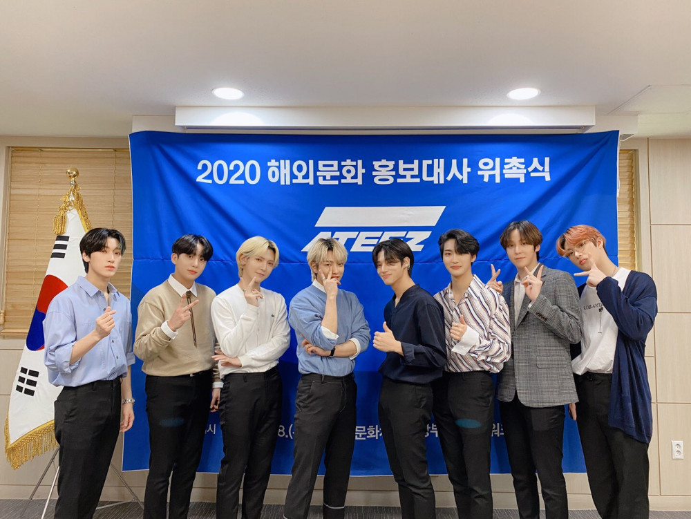 ATEEZ были выбраны почетными послами KOCIS 2020 для продвижения корейской культуры за рубежом