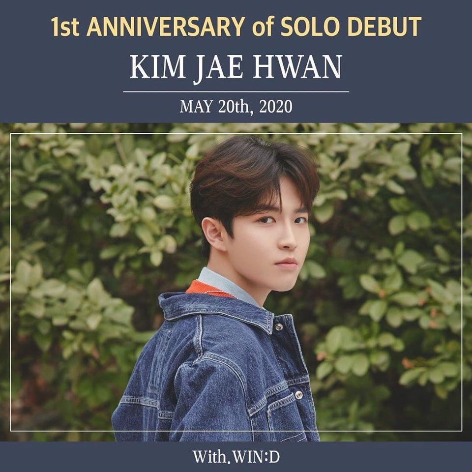Ким Джэхван отметил свою первую годовщину с момента сольного дебюта