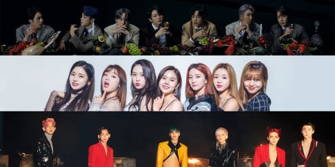 BTS, EXO, Oh My Girl