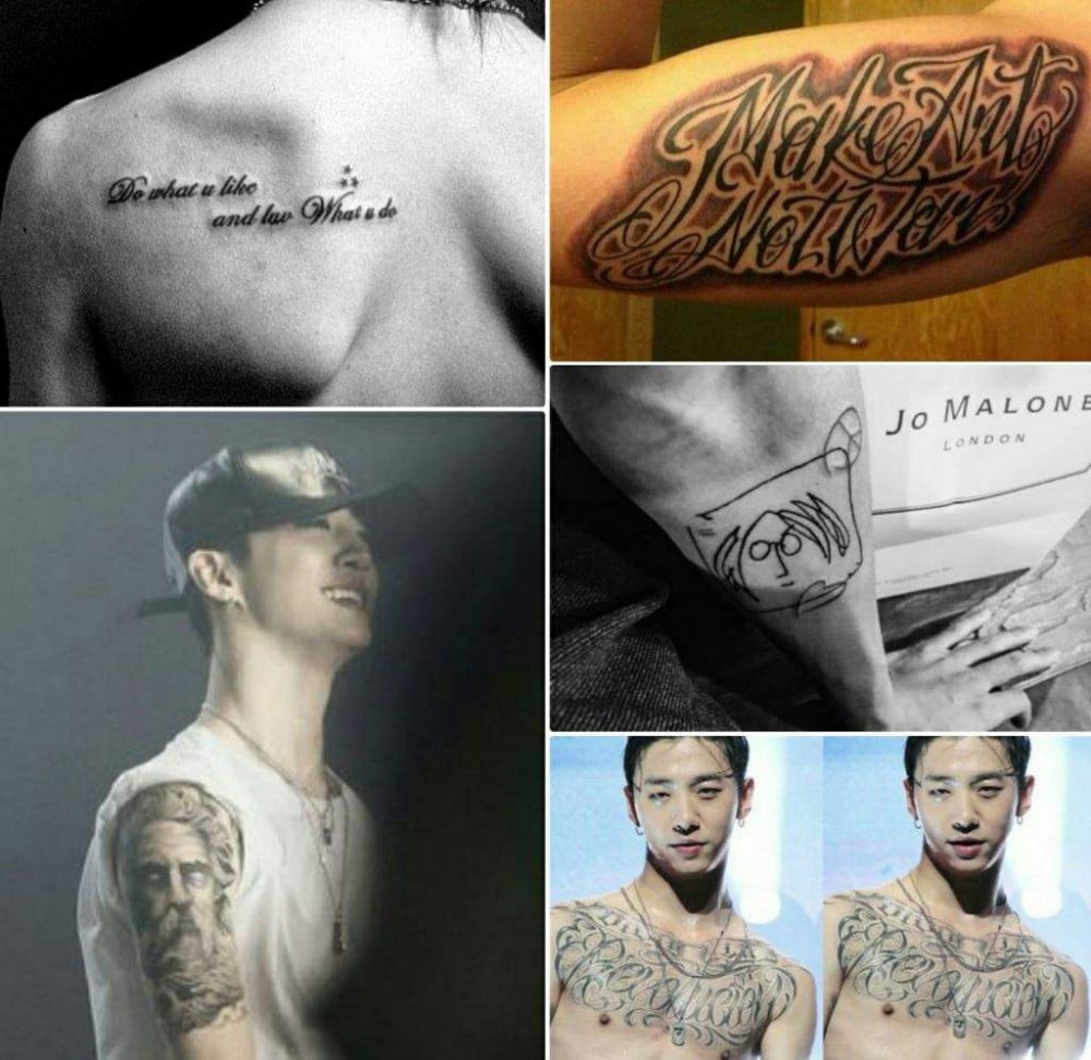 10 Idols with badass tattoos | allkpop