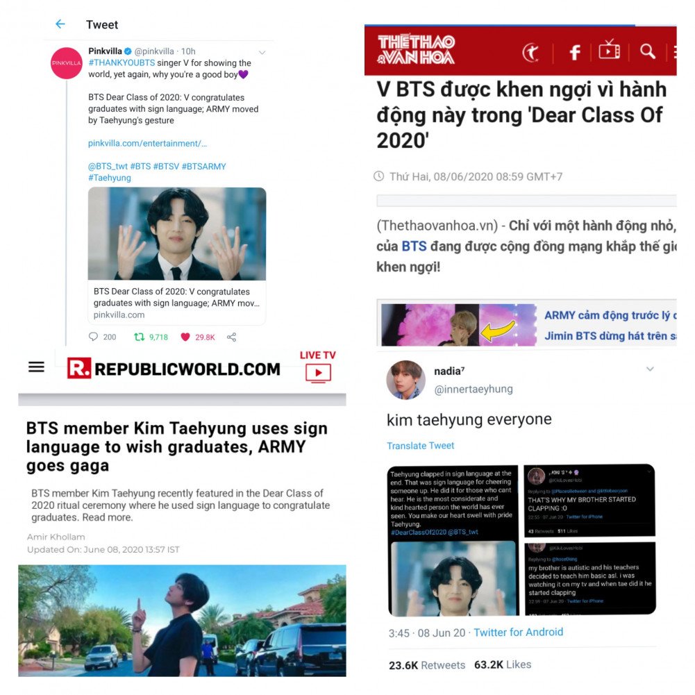 Bts V Garners Admiration For His Amazing Vocals And Performance On Dearclassof And Attracts Viewers Allkpop