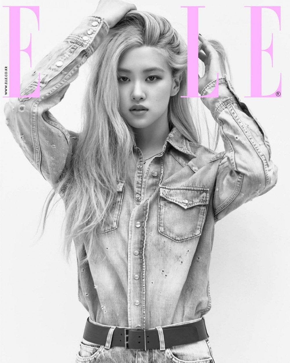 Розе (BLACKPINK) на обложке журнала Elle Korea