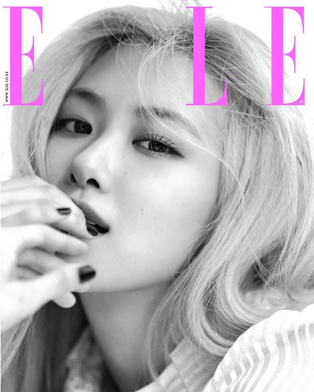 Blackpink S Ros Captivates As The July Cover Model Of Elle Allkpop