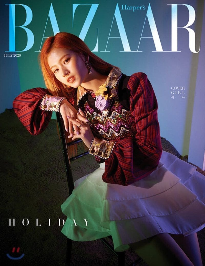 TWICE выпустили совместную фотосессию с Harper's Bazaar