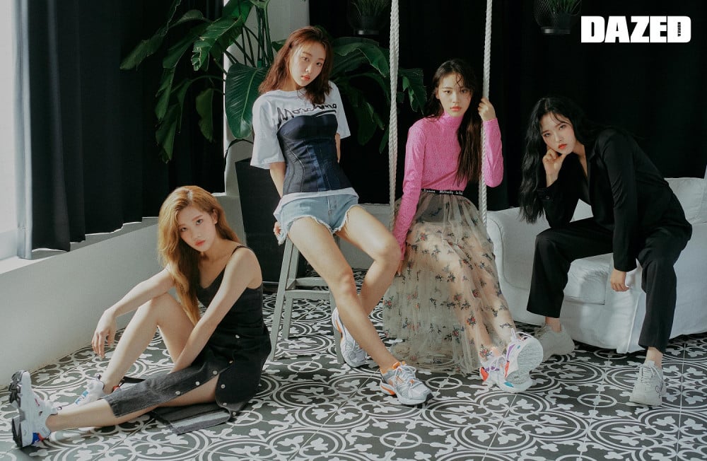 LOONA в июльском номере Dazed Korea