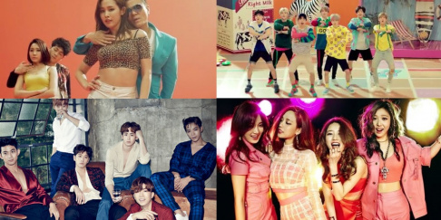 Baek Ah Yeon, DAY6, GOT7, J.Y. Park, Kanto, TWICE, Wonder Girls, 15&, Baek Ye Rin, 2PM